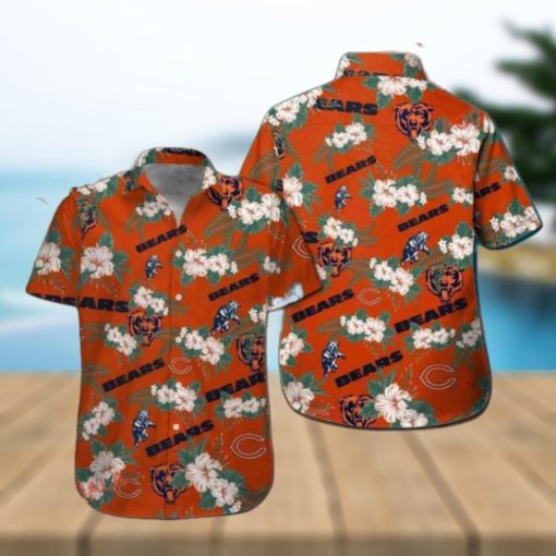 Chicago Bears Coastal Charm Short Sleeve Hawaiian Shirt