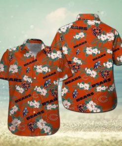 Chicago Bears Coastal Charm Short Sleeve Hawaiian Shirt