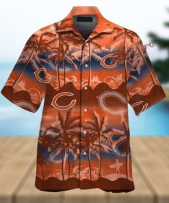 Chicago Bears Football Apparel Hawaiian Shirt with Tropical Vibe