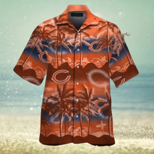 Chicago Bears Football Apparel Hawaiian Shirt with Tropical Vibe