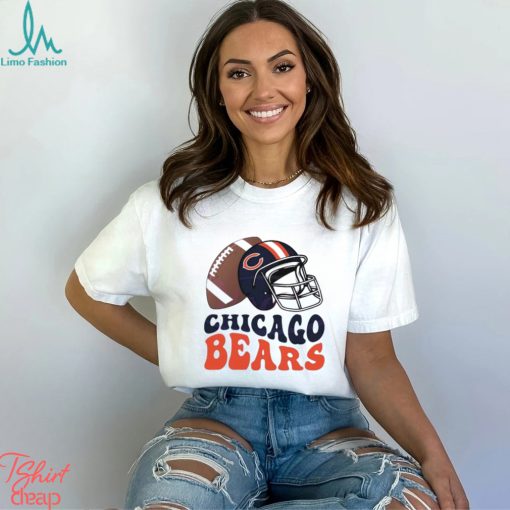 Chicago Bears Football Helmet Shirt