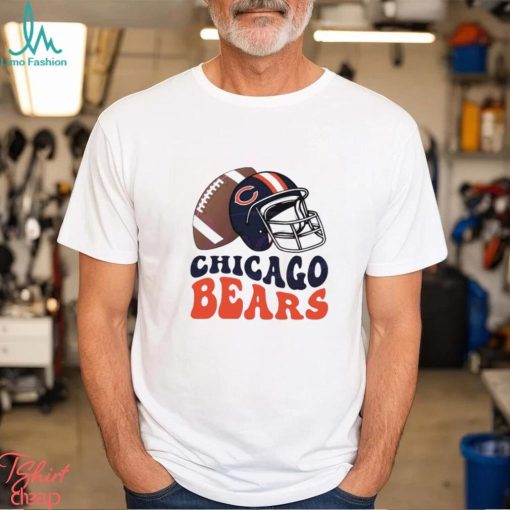 Chicago Bears Football Helmet Shirt