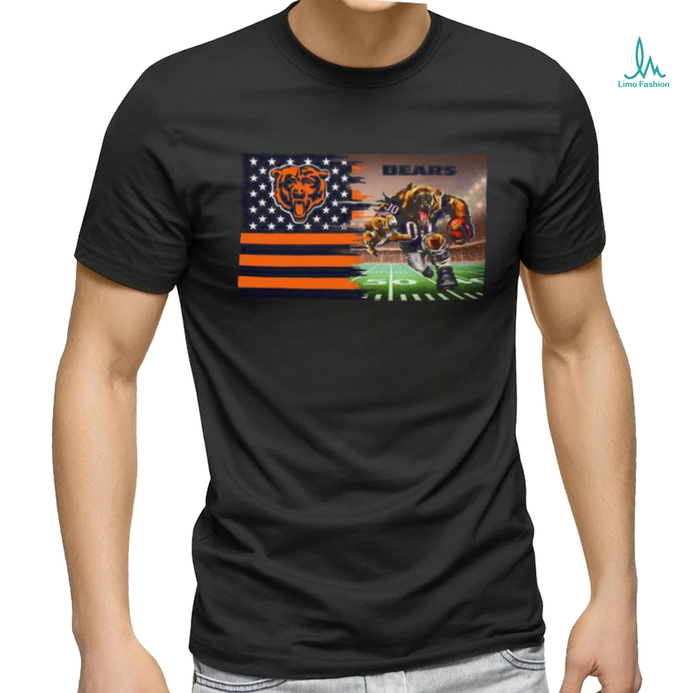 Chicago Bears Football Team Mascot Flag 2024 T shirt Chicago Bears Football Team Mascot Flag 2024 T shirt