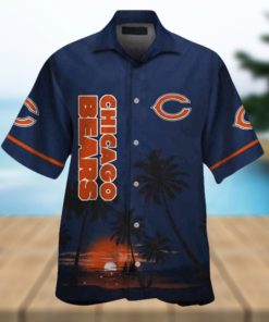 Chicago Bears Hawaiian Shirt, Vintage Football Apparel Essence