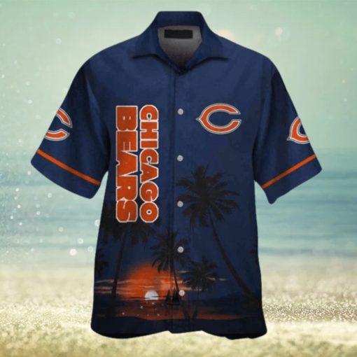 Chicago Bears Hawaiian Shirt, Vintage Football Apparel Essence