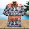 Miami Hurricanes Hawaiian Shirt, Summer Tropical Flower Beachwear