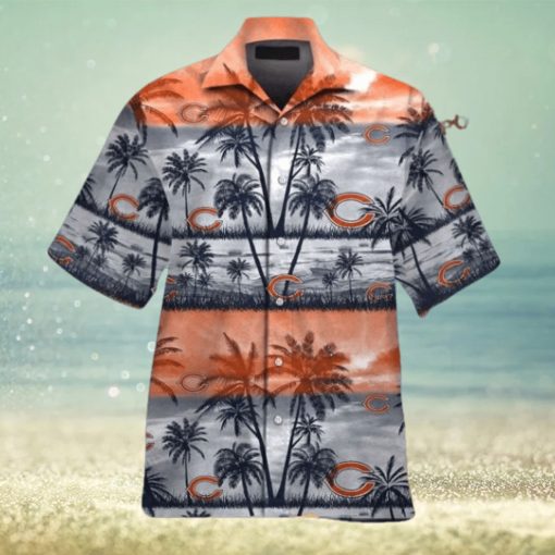 Chicago Bears Lagoon Look Short Sleeve Hawaiian Shirt