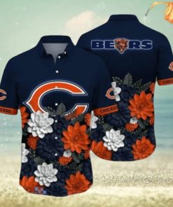 Chicago Bears NFL Flower Hawaii Shirt Style Gift For Men And Women