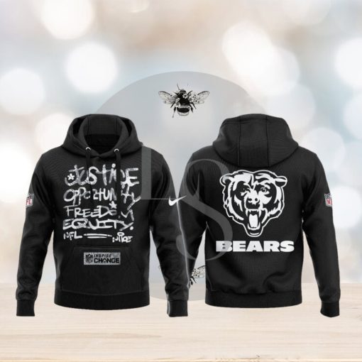 Chicago Bears NFL Justice Opportunity Equity Freedom Hoodie 3D