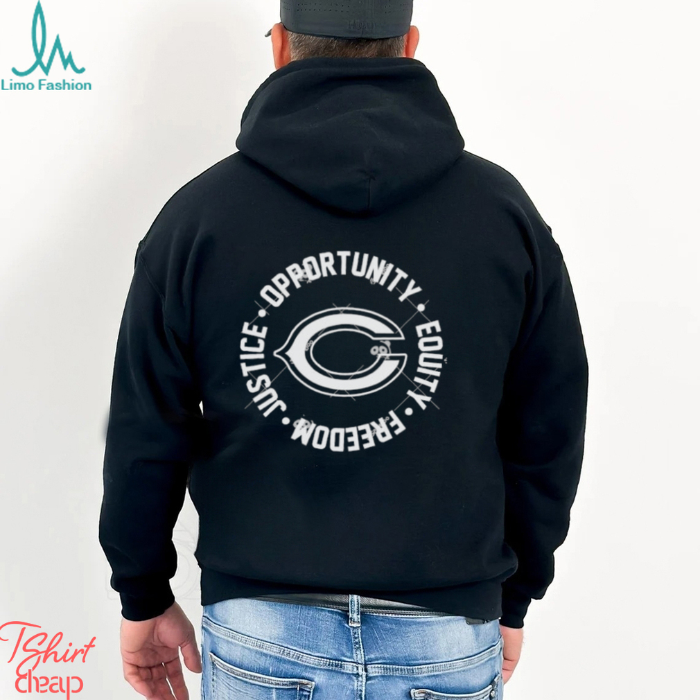 Chicago Bears NFL Mike Tomlin Justice Opportunity Equity Freedom Shirt Chicago Bears NFL Mike Tomlin Justice Opportunity Equity Freedom Shirt