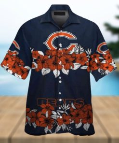 Chicago Bears Ocean Breeze Tropical Short Sleeve Hawaiian Shirt