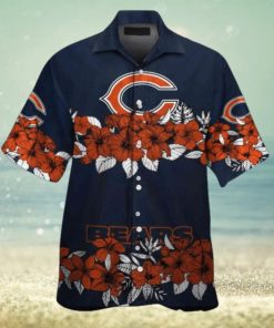 Chicago Bears Ocean Breeze Tropical Short Sleeve Hawaiian Shirt