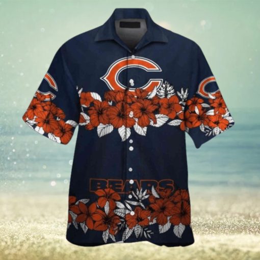 Chicago Bears Ocean Breeze Tropical Short Sleeve Hawaiian Shirt