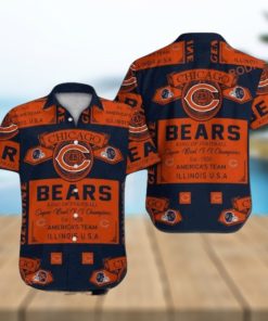 Chicago Bears Ocean Odyssey Tropical Short Sleeve Shirt