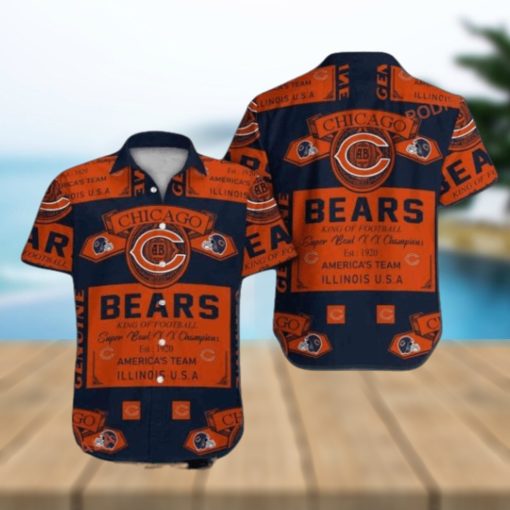Chicago Bears Ocean Odyssey Tropical Short Sleeve Shirt