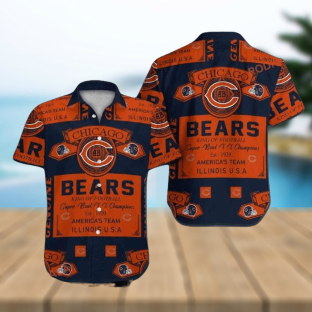 Chicago Bears Ocean Odyssey Tropical Short Sleeve Shirt Chicago Bears Ocean Odyssey Tropical Short Sleeve Shirt