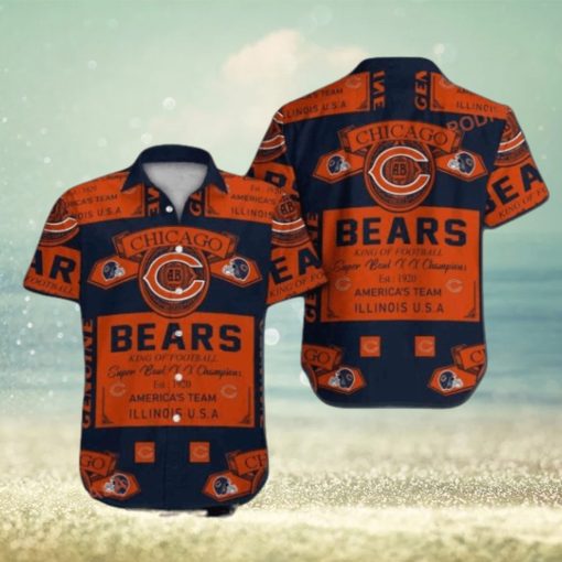 Chicago Bears Ocean Odyssey Tropical Short Sleeve Shirt