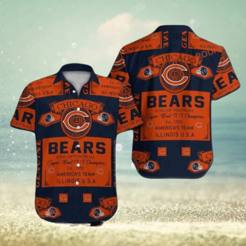 Chicago Bears Ocean Odyssey Tropical Short Sleeve Shirt Chicago Bears Ocean Odyssey Tropical Short Sleeve Shirt