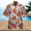 Michigan Wolverines Short Sleeve Button Up Tropical Hawaiian Shirt VER031