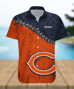 Chicago Bears Polynesian Tattoo Hawaiian Grunge NFL Shirt