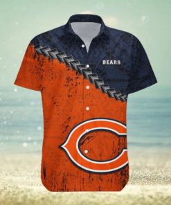 Chicago Bears Polynesian Tattoo Hawaiian Grunge NFL Shirt