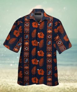 Chicago Bears Reef Reflection Short Sleeve Hawaiian Shirt