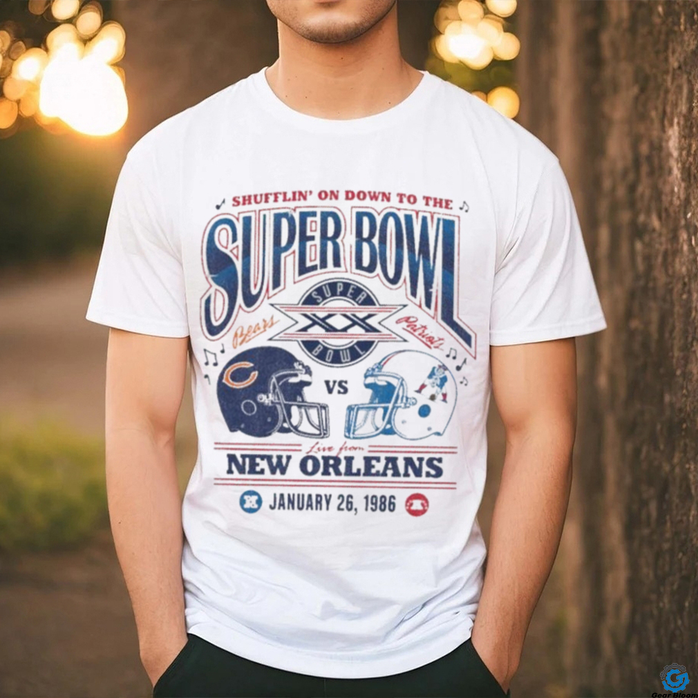 Chicago Bears Vs Patriots 1986 Dueling Super Bowl ’47 Franklin Shirt Chicago Bears Vs Patriots 1986 Dueling Super Bowl ’47 Franklin Shirt