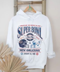 Chicago Bears Vs Patriots 1986 Dueling Super Bowl ’47 Franklin Shirt, hoodie, sweater, long sleeve and tank top Chicago Bears Vs Patriots 1986 Dueling Super Bowl ’47 Franklin Shirt