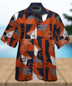 Chicago Bears Wave Whisper Tropical Short Sleeve Hawaiian Shirt