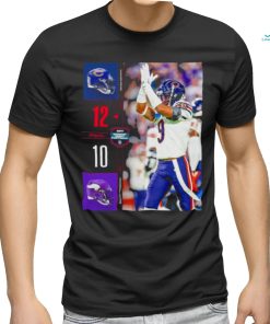 Chicago Bears Wins 12 10 Minnesota Vikings 2023 Nfl Game Final Score Shirt