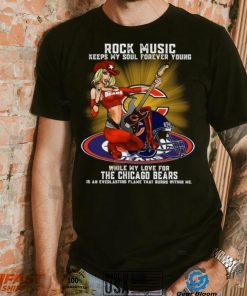 Chicago Bears rock music keep my soul forever young shirt
