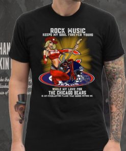 Chicago Bears rock music keep my soul forever young shirt