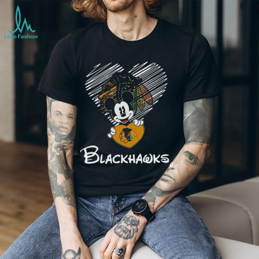 Chicago Blackhawks Mickey Fan Shirt Chicago Blackhawks Mickey Fan Shirt