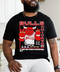 Chicago Bulls 6 Rings 6 time NBA World Champions shirt
