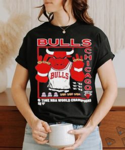 Chicago Bulls 6 Rings 6 time NBA World Champions shirt