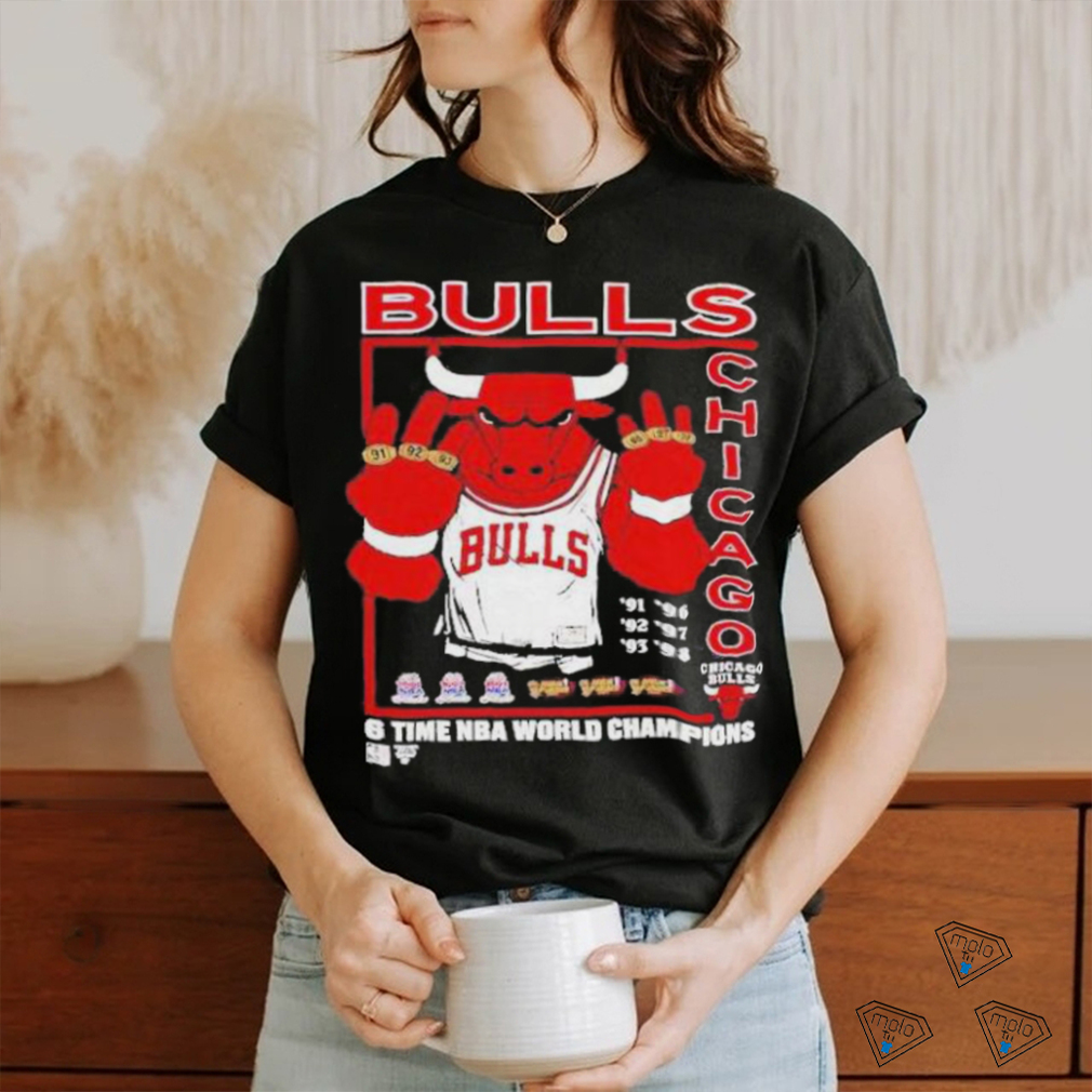 Chicago Bulls 6 Rings 6 time NBA World Champions shirt Chicago Bulls 6 Rings 6 time NBA World Champions shirt