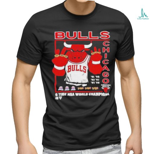 Chicago Bulls 6 Rings 6 time NBA World Champions shirt