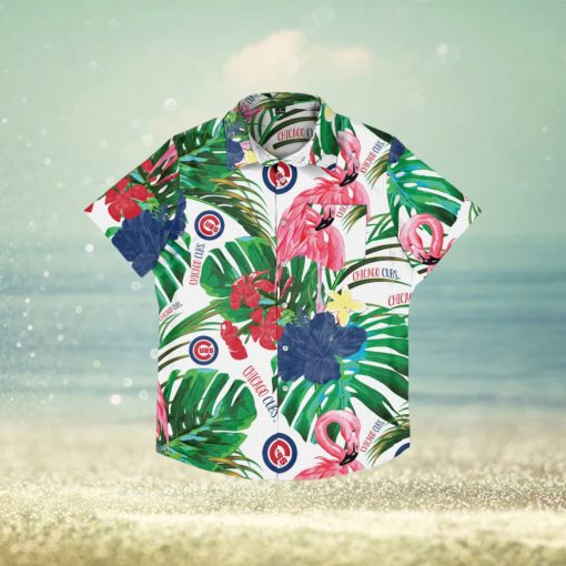 Chicago Cubs Flamingo Hawaiian Shirt