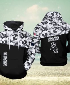 Chicago White Sox MLB Camo Veteran 3D Printed Hoodie