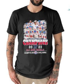 Chick fil A Peach Bowl Champions 2023 Ole Miss Rebels Teams Shirt