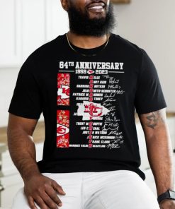 Chiefs' 64th Anniversary Super Bowl Champs nfl t shirt