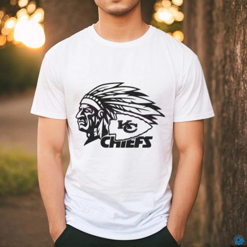 Chiefs Mascot Kansas City Football Vector Logo 2024 American Indian Shirt
