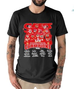 Chiefs Super Bowl LIV Champions 2021 signatures shirt