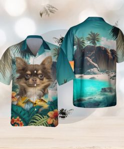 Chihuahua – 3D Tropical Trendy Hawaiian Shirt