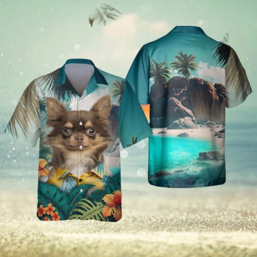 Chihuahua – 3D Tropical Trendy Hawaiian Shirt