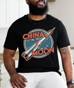 Chinese rocket hits the moon 2024 shirt