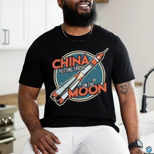 Chinese rocket hits the moon 2024 shirt