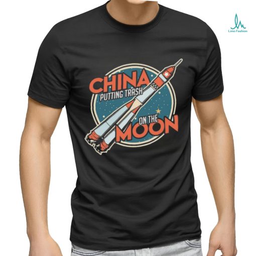Chinese rocket hits the moon 2024 shirt
