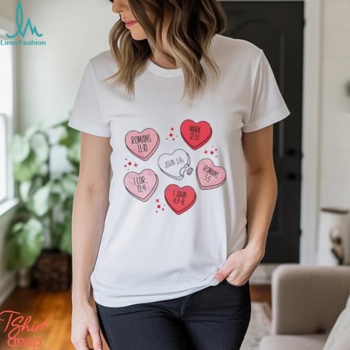Christian conversation heart valentines day 2024 shirt