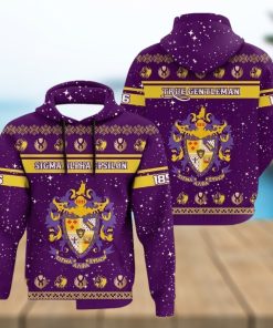 Christmas Style Fraternity Sigma Alpha Epsilon Hoodie 3D All Over Print